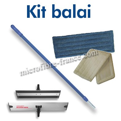 Kit sol nettoyage - Balai microfibre