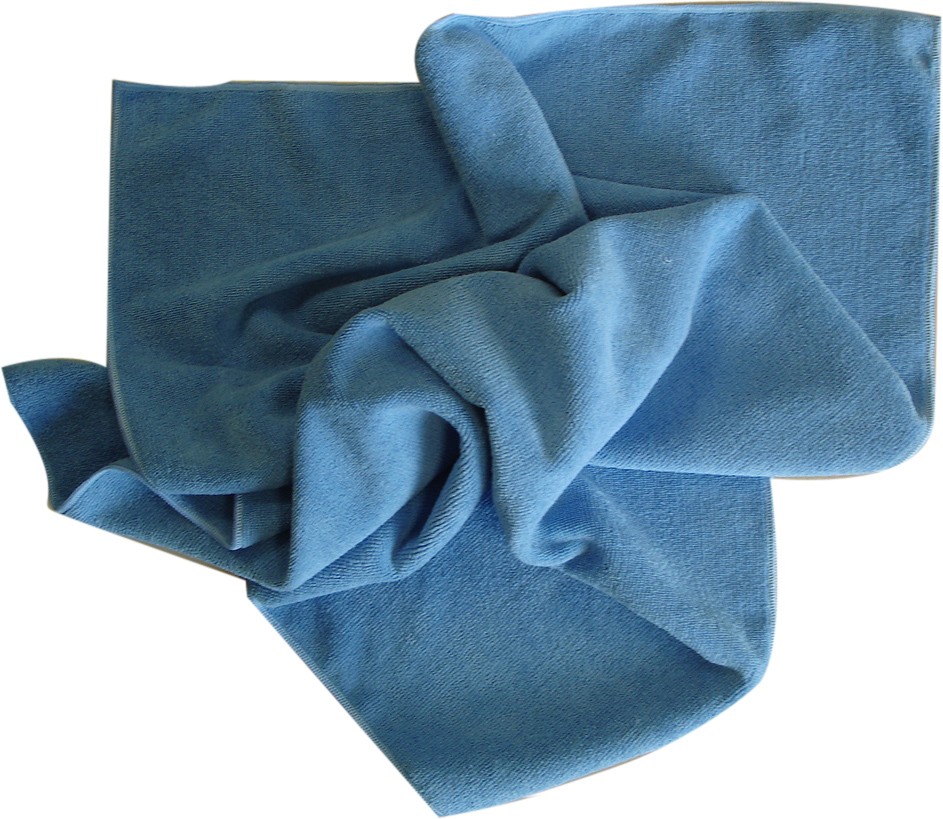 Serpillière microfibre bleue