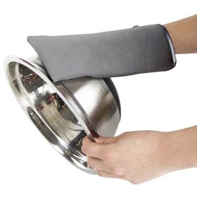 Gant de lavage inox gris