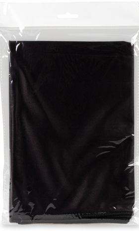 Torchon microfibre spécial verre top silk noir